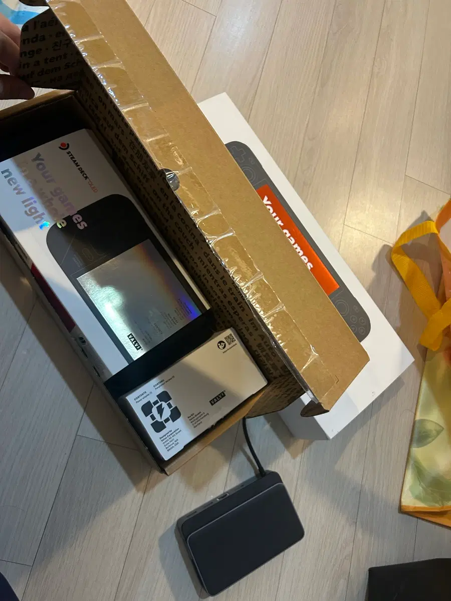 스팀덱 oled 512 배터리효율 100 휴대용 게임기 풀박스 + umpc 독