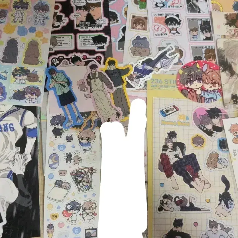 가비지타임 갑타 종상 스티커 아크릴 굿즈 판매 양도