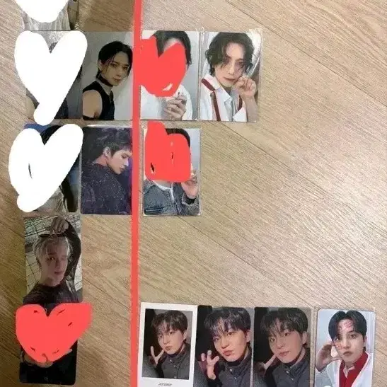 에이티즈 포토카드 여상 민기 우영 종호