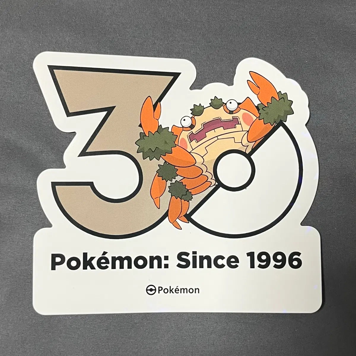 포켓몬 30주년 기념 로고 스티커 절벼게 판매