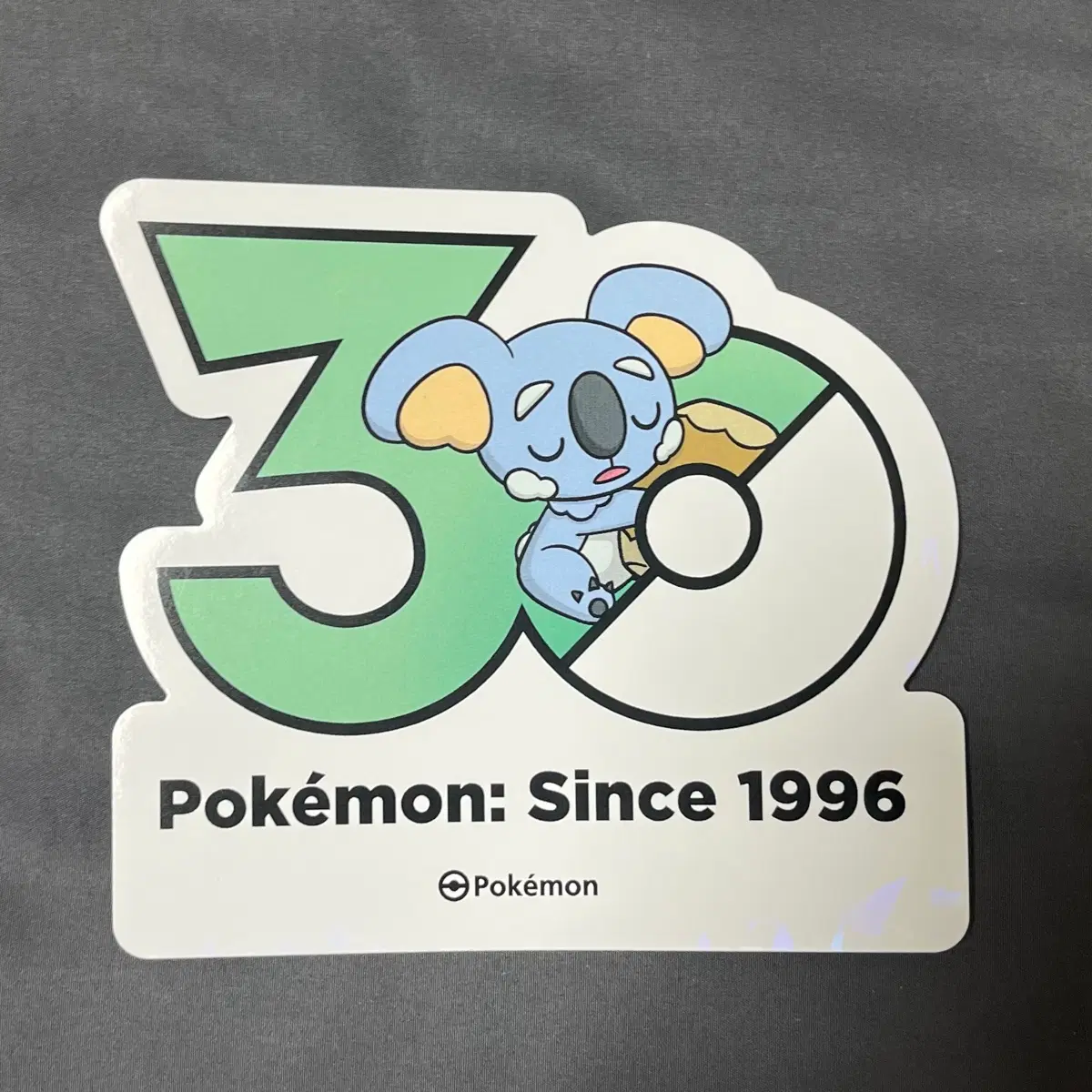 포켓몬 30주년 기념 로고 스티커 자말라 판매