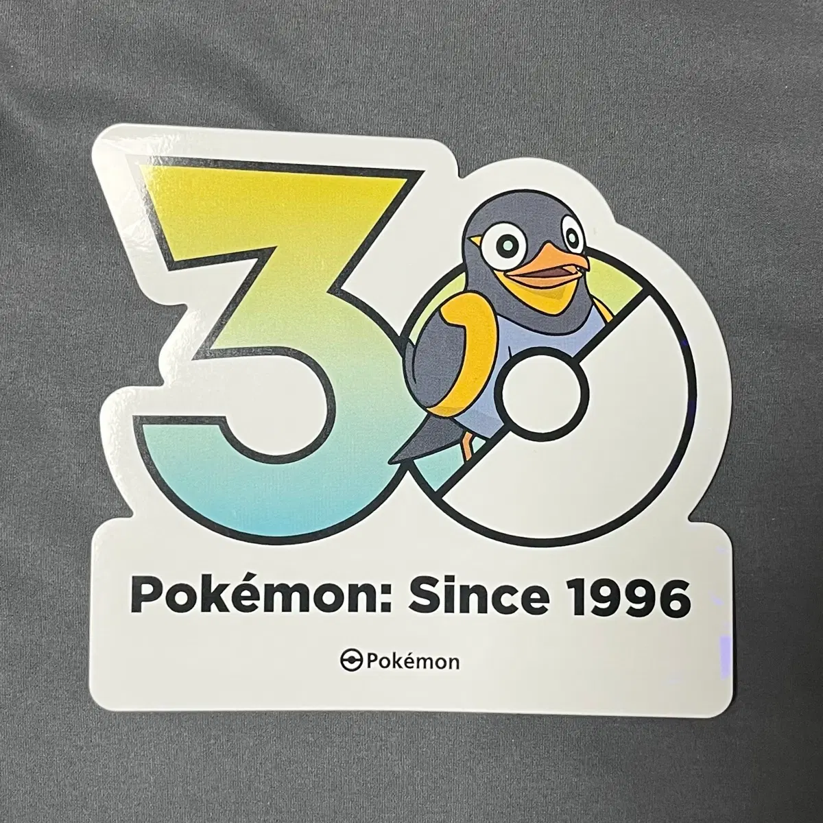 포켓몬 30주년 기념 로고 스티커 찌리비 판매