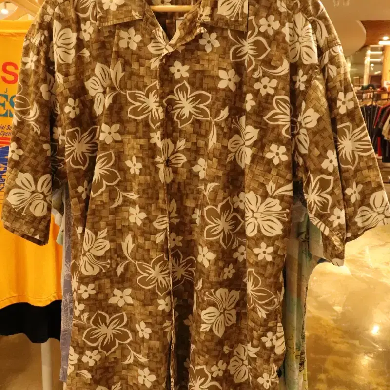 (L-XL) 브랜드빈티지 반팔셔츠 남방 90S 년대 USA-H35812
