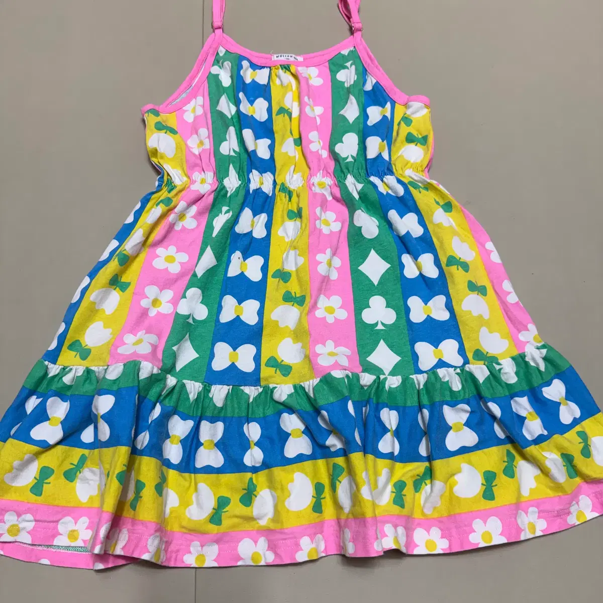 walton kids 컬러블럭 원피스 130