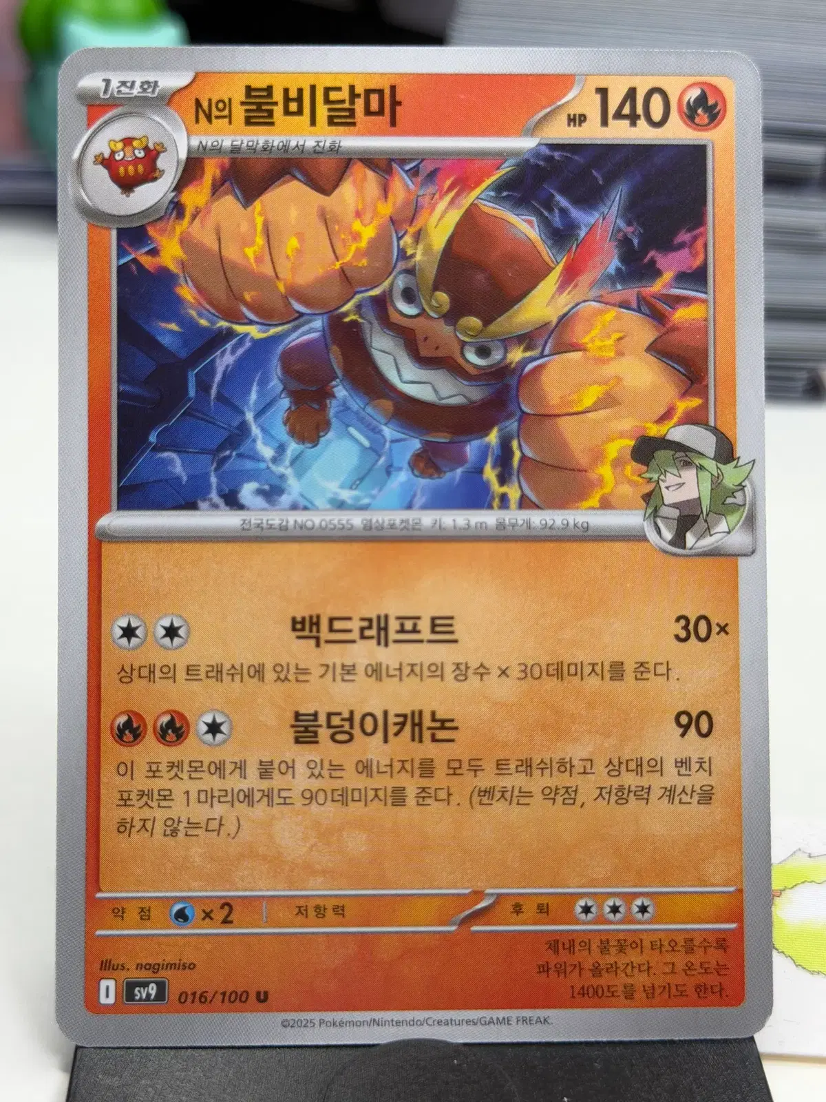 N의 불비달마 sv9 016/100 U (400)원