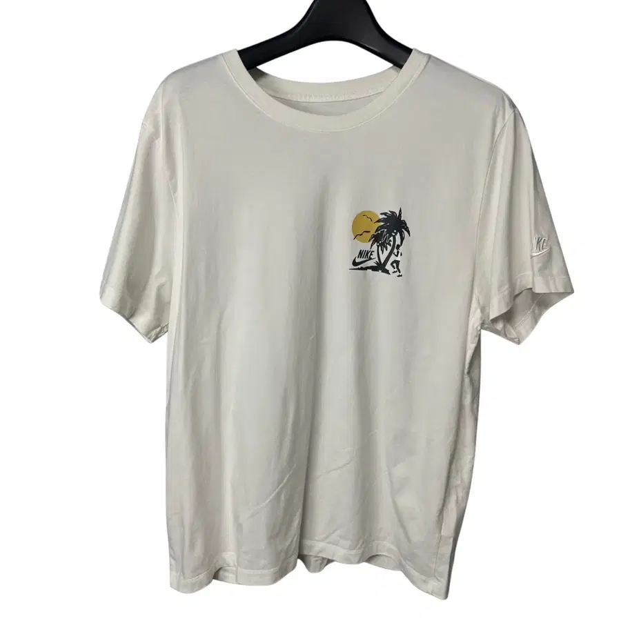 3XL 나이키 화이트 프린팅 반팔 티셔츠