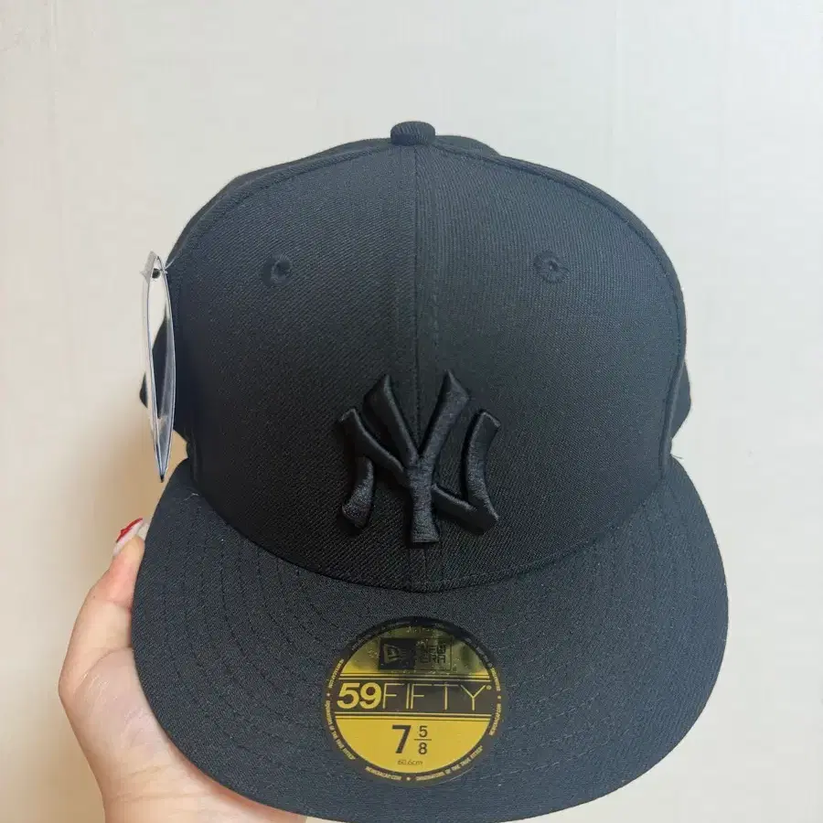 MLB 뉴욕 양키스 베이직 피티드캡 블랙/블랙 새상품
