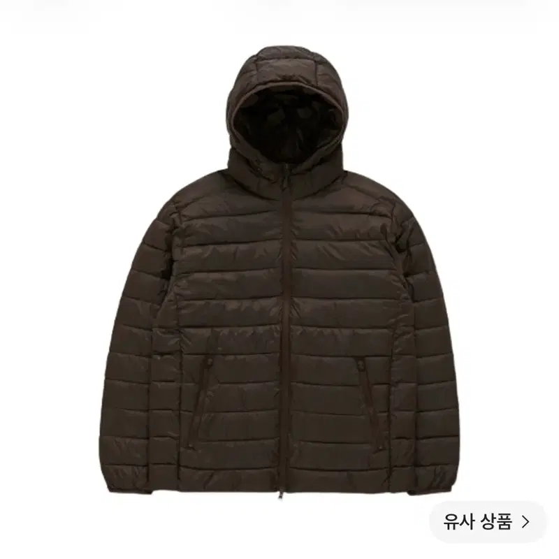 스파오 씬라이트 경량패딩 브라운 XL