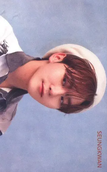 SEVENTEEN 떨어지는 꽃잎 SEUNGKWAN 트레이딩 카드 Blue