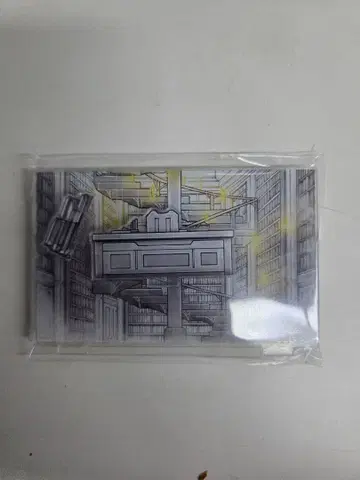 햄햄빵빵 라이브러리 오브 루이나 도서관 테마 배경 아크릴 호쿠마