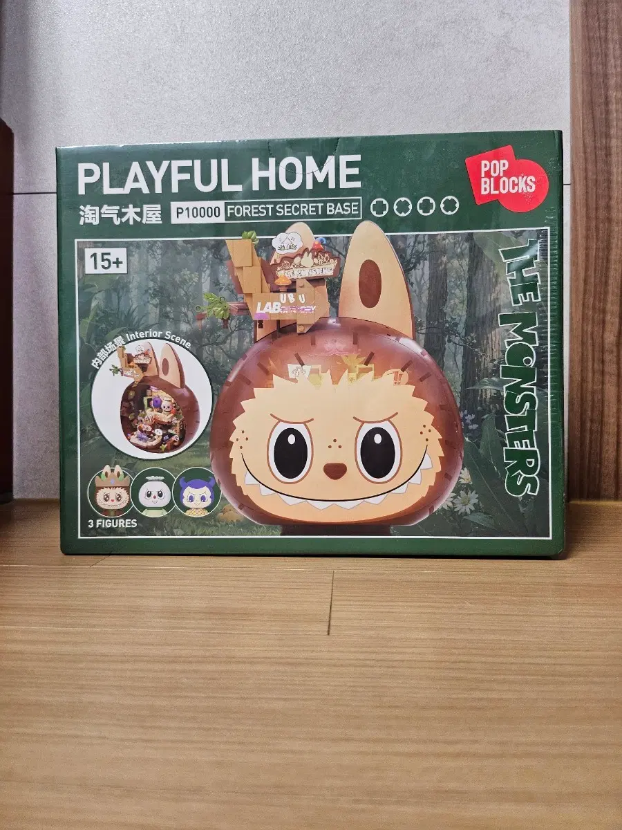 라부부 머리 블럭