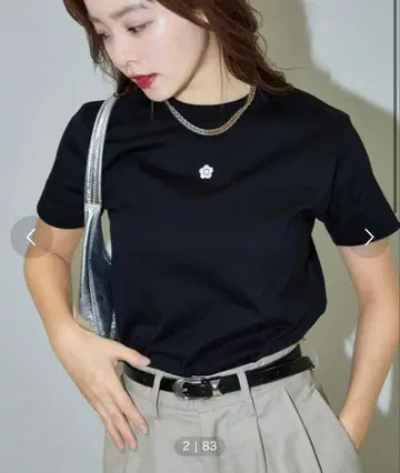 MARY QUANT x PUBLUX 로고T셔츠