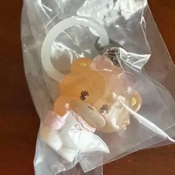 클리어 컬러 곰 키링 참