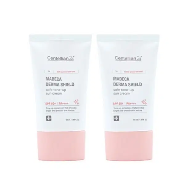 동국제약 마데카 더마쉴드 세이프 톤업 선크림 50ml 2개