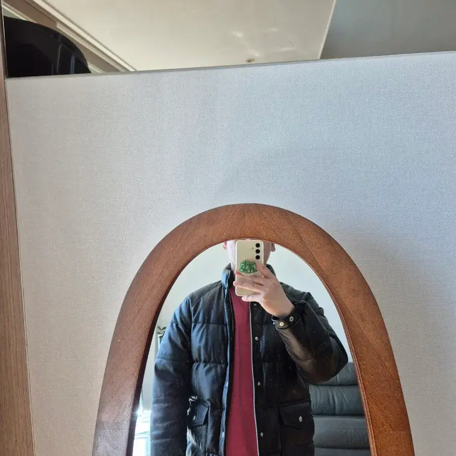 리스펙트 양가죽패딩
