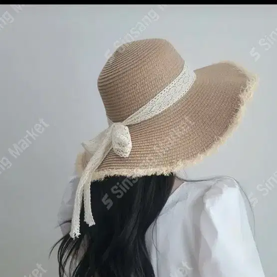 (각1회착 / 2개)라피아 햇 썬캡 챙 모자 리본 바캉스룩 버킷햇 휴가룩