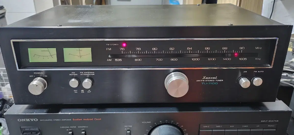 SANSUI TU-1100 AM/FM 스테레오 튜너