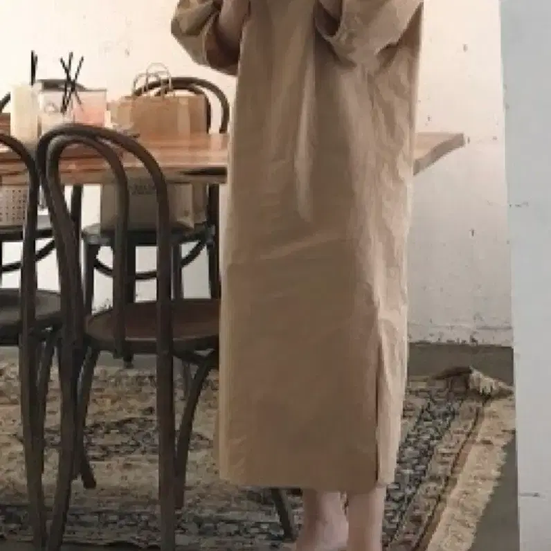 홀릭홀릭 정감스튜디오 벌룬소매 롱원피스 임부복
