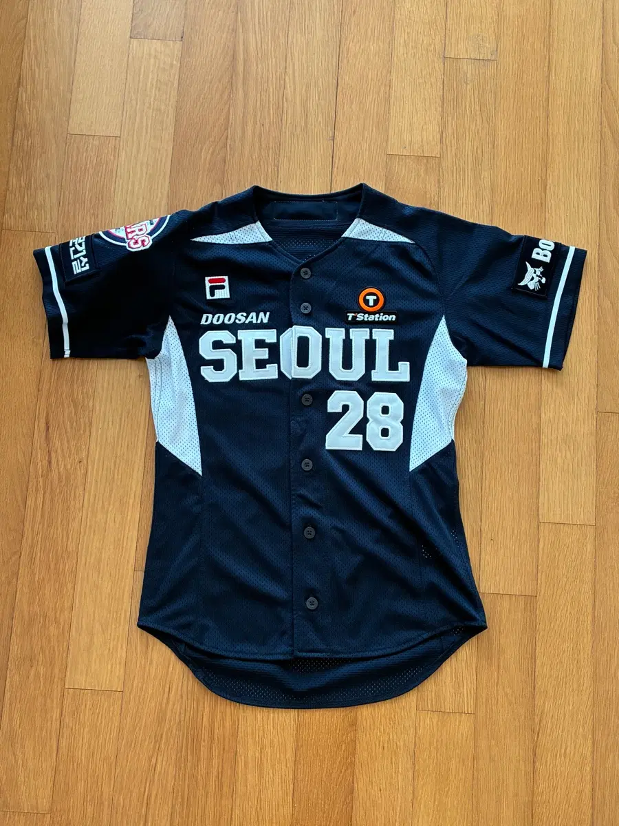 두산베어스 서울 유니폼 휠라 어센틱 85 최승용 마킹