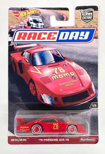 MATTEL RACE DAY 1/5 HOTWHEELS '78PORSCHE 935-78MOMO 1/5
