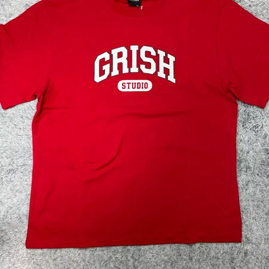 GRISH STUDIO 반팔티 레드(100)