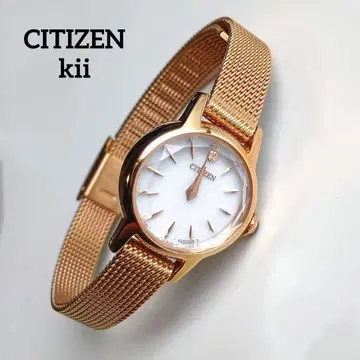 새상품급 CITIZEN kii 솔라 아날로그 손목시계 작동품 에코 드라이브