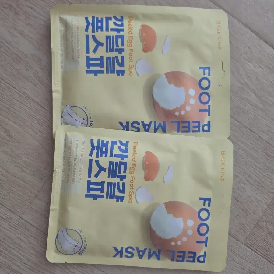 마스크킹 깐달걀 풋스파 2개입 마스크팩