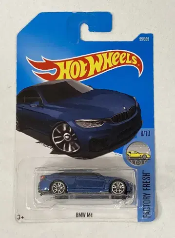 Matel FACTORY FRESH HOTWHEELS BMW M4 블루 DTX57