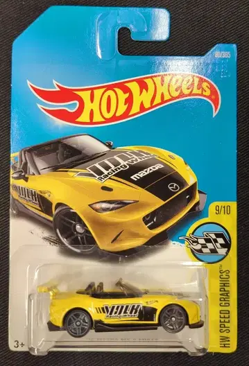 MATTEL HW SPEED GRAPHICS HOTWHEELS '15 MAZDA MX-5 MIATA DTX65