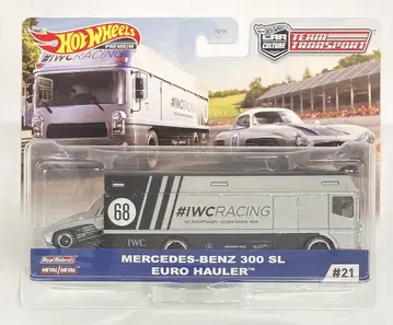 MATTEL 핫휠 팀 트랜스포트 메르세데스-벤츠 300SL 유로 홀러 #21