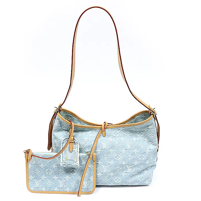 Louis Vuitton(루이비통) M11462 블루 모노그램 데님 캐리올 PM 숄더백 CO63142LV