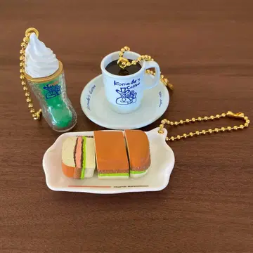 코메다 커피점 제일복권 미니 피규어 참 새상품