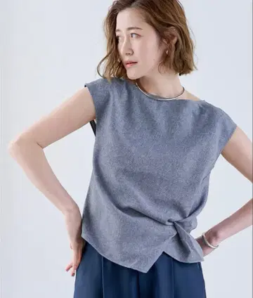 [ ur's ] 샤베트 린넨 라이크 허리 조임 블라우스 완판템 새상품급