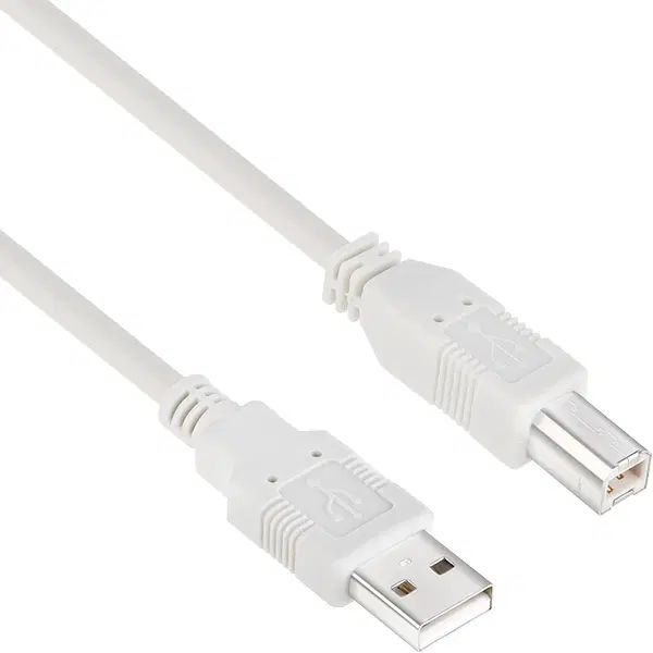 USB-A 2.0 프린터/스캐너 연결용 케이블 그레이 5M