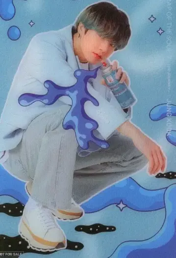 BTS MAP OF THE SOUL:7 THE JOURNEY JUNGKOOK 트레이딩 카드 클리어