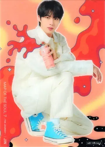 BTS MAP OF THE SOUL:7 THE JOURNEY JIN 트레이딩 카드 클리어