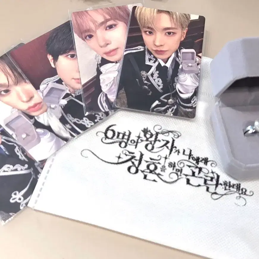 급처)) 엔시티위시 팬미팅 반지 + 포카 5종 미개봉