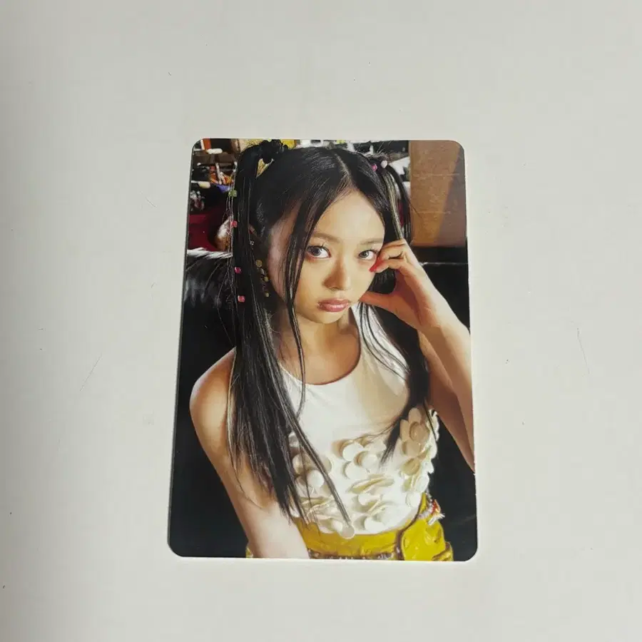 뉴진스 팜하니 가방 포카 포토카드