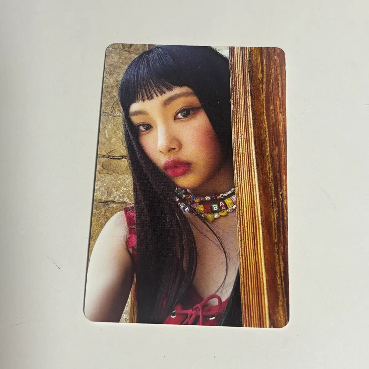 뉴진스 혜인 가방 포카 포토카드
