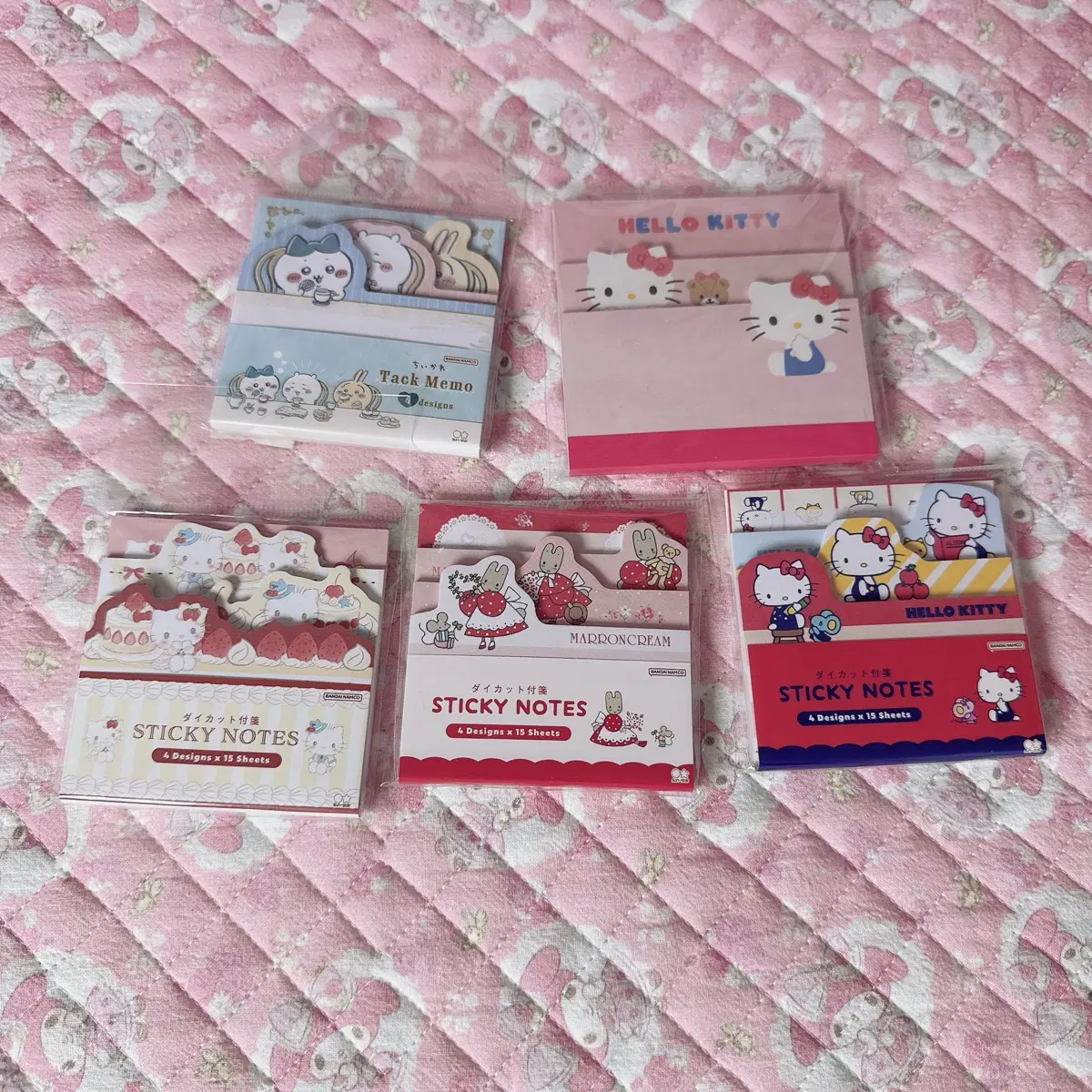 산리오 치이카와 메모지 모음