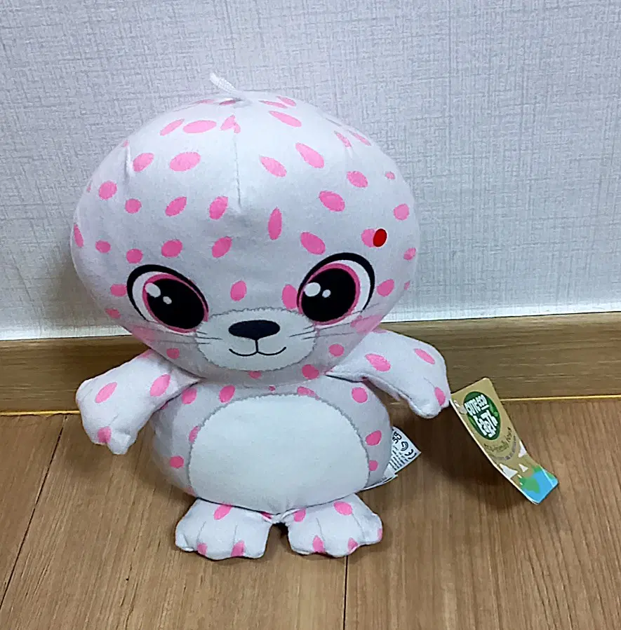 HBL 분홍색 점무늬 물개 인형 24 cm