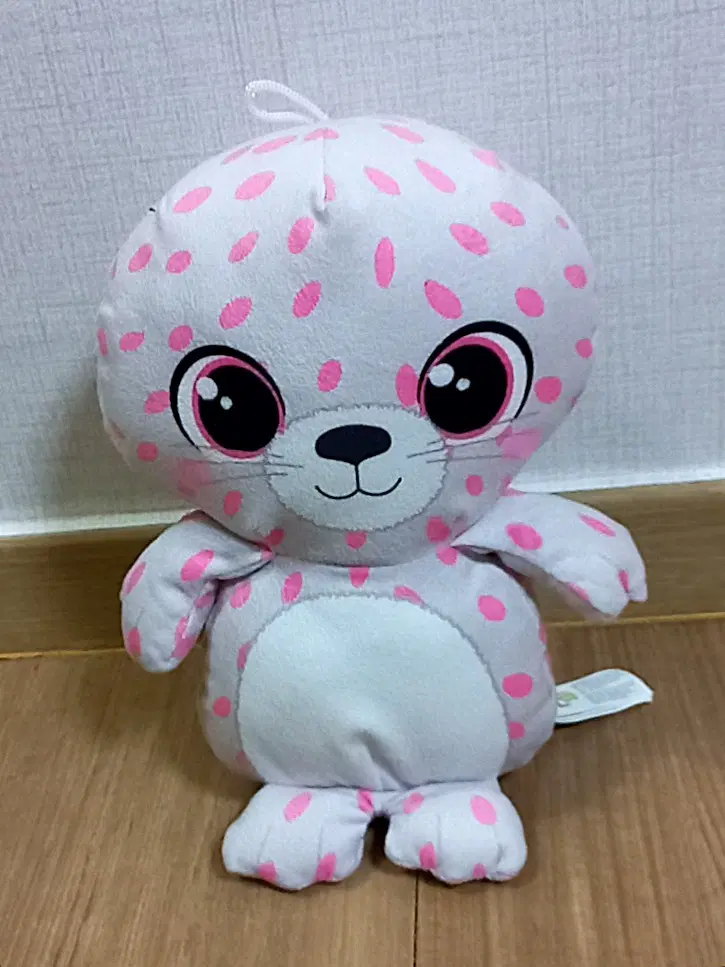 HBL 분홍색 점무늬 물개 인형 24 cm