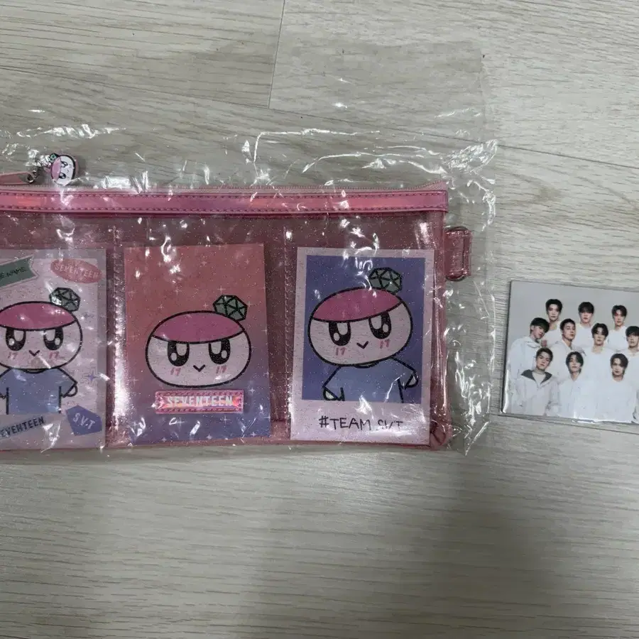 세븐틴 봉봉이 포토카드 파우치
