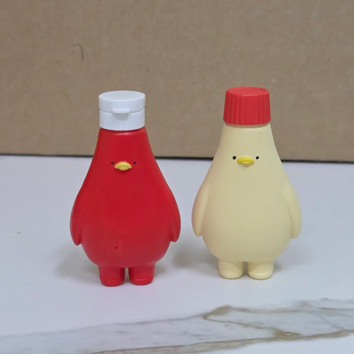 마요네즈 케첩 피규어 가챠 마그넷 자석(일괄)