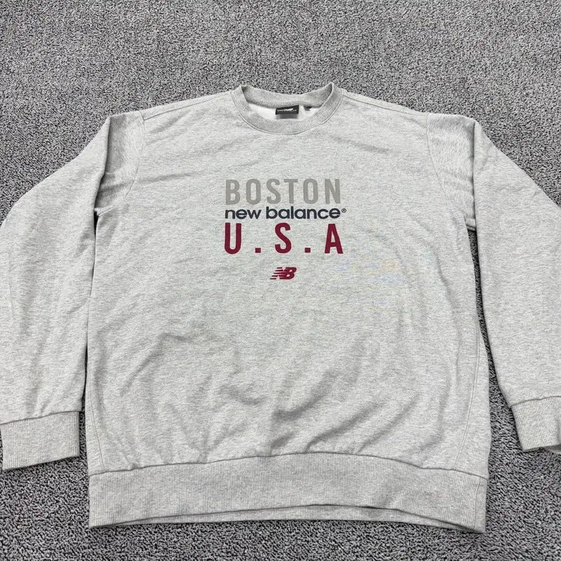 [정품/100(L)] 뉴발란스 보스턴 USA 맨투맨