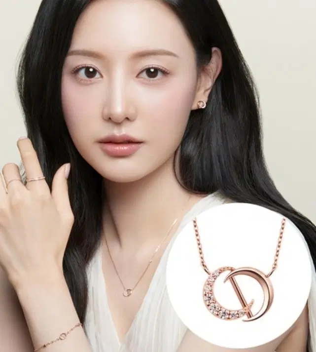 스톤헨지 달 목걸이 DAL 14K 목걸이 T2037