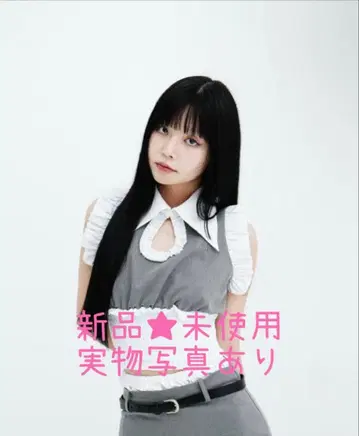 새상품 kiss the club bare frill tops