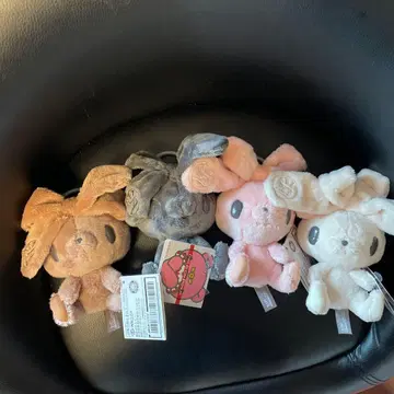 범용 토끼 봉제 인형 마스코트 4종 라운드 원