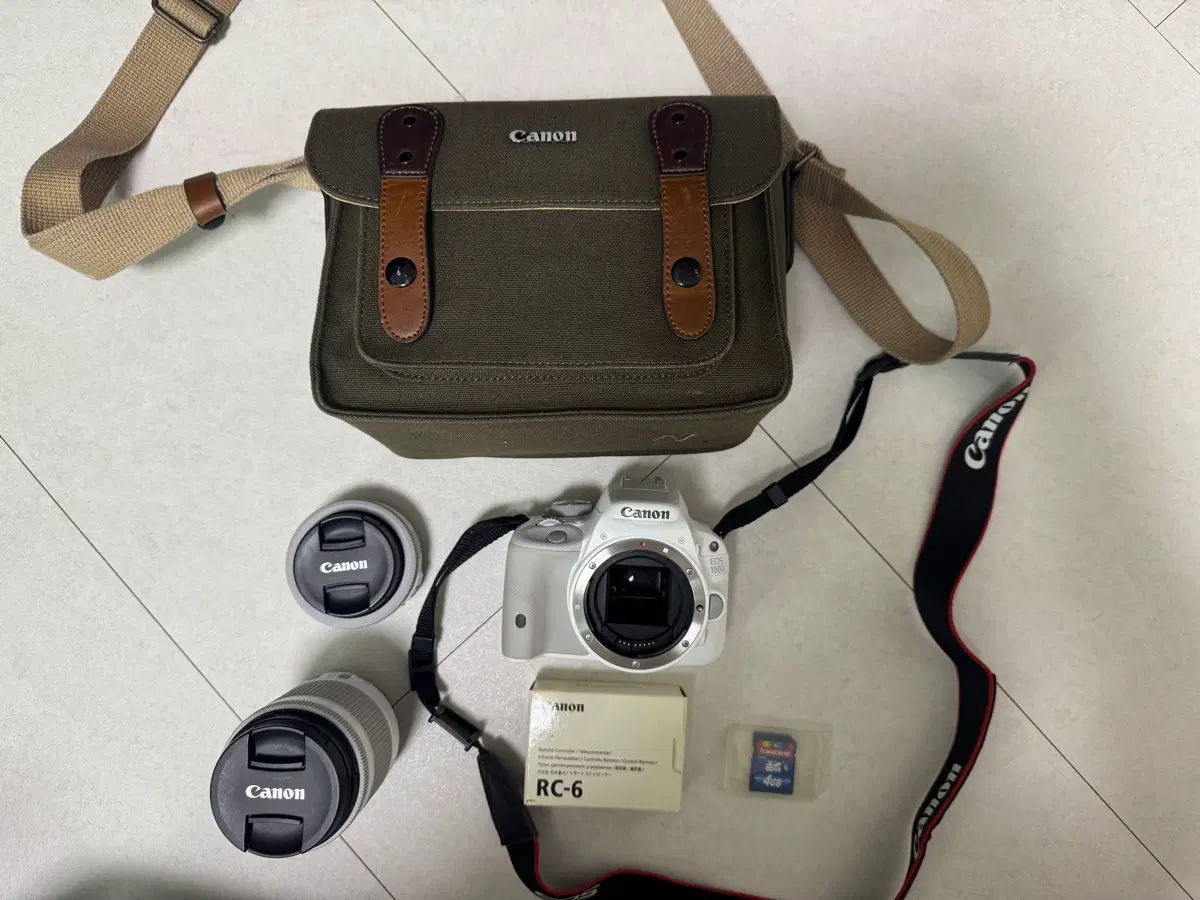 캐논 EOS 100D 화이트(40mm, 18-55mm포함)