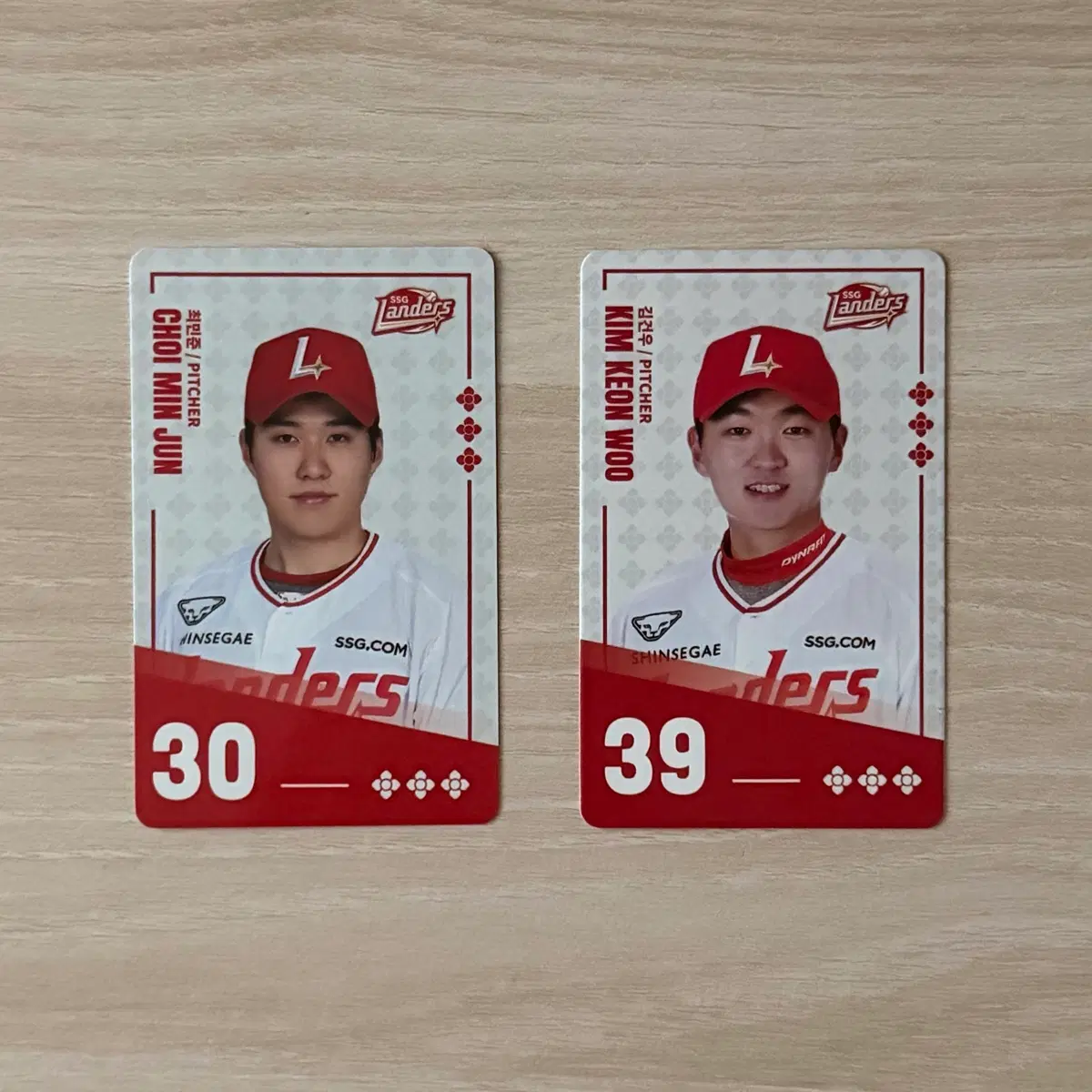 KBO SSG 팔도 비빔면 포토카드